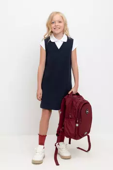 Платье для девочек CROCKID, К 5883, цвет - синий