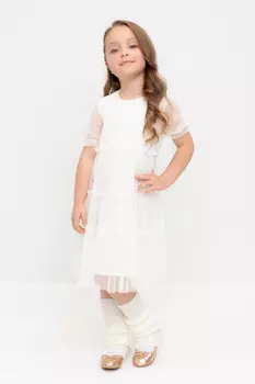 Платье для девочек CROCKID, К 5909, цвет - светло-розовый