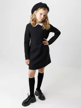 Платье для девочек CROCKID, К 5934, цвет - черный