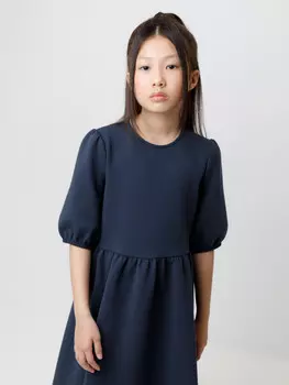 Платье для девочек CROCKID, К 5935, цвет - синий