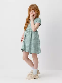 Платье для девочек CROCKID, КП 5644, цвет - голубой