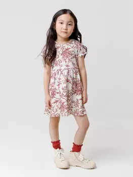 Платье для девочек CROCKID, КП 5793, цвет - светло-розовый