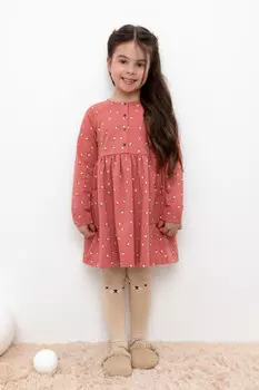 Платье для девочек CROCKID, КР 5632, цвет - розовый