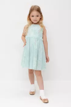 Платье для девочек CROCKID, КР 5734-1, цвет - голубой