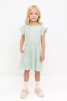 Платье для девочек CROCKID, КР 5792, цвет - голубой