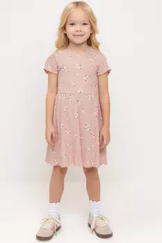 Платье для девочек CROCKID, КР 5793, цвет - розовый