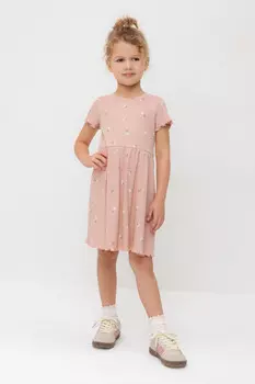 Платье для девочек CROCKID, КР 5793, цвет - розовый