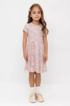 Платье для девочек CROCKID, КР 5793, цвет - сахар