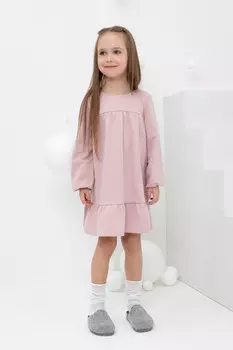Платье для девочек CROCKID, КР 5819, цвет - розовый