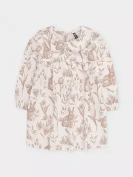 Платье для девочек CROCKID, КР 5834, цвет - бежевый