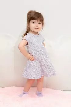 Платье для девочек CROCKID, КР 5860, цвет - фиолетовый