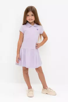 Платье для девочек CROCKID, КР 5865, цвет - фиолетовый