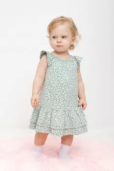 Платье для девочек CROCKID, КР 5873, цвет - минт