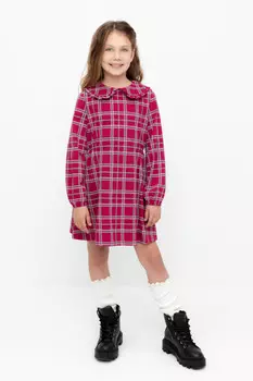 Платье для девочек CROCKID, КР 5890, цвет - бордовый