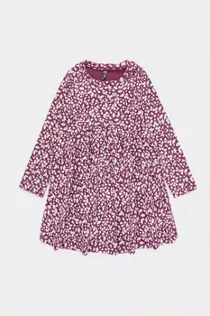 Платье для девочек CROCKID, КР 5892, цвет - бордовый