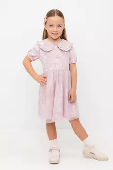 Платье для девочек CROCKID, КР 5905, цвет - розовый