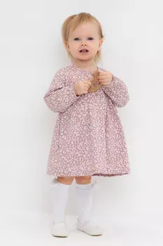 Платье для девочек CROCKID, КР 5906, цвет - розовый