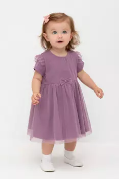 Платье для девочек CROCKID, КР 5914, цвет - бордовый