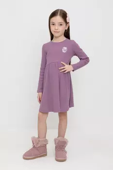 Платье для девочек CROCKID, КР 5915, цвет - бордовый