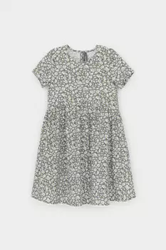 Платье для девочек CROCKID, КР 5917, цвет - зеленый