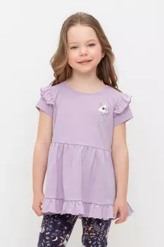 Платье для девочек CROCKID, КР 5918, цвет - фиолетовый