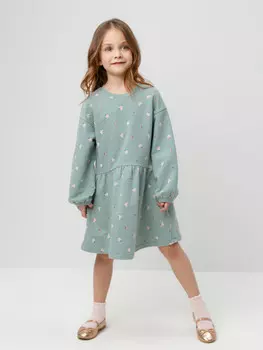 Платье для девочек CROCKID, КР 5922, цвет - голубой