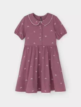 Платье для девочек CROCKID, КР 5923-1, цвет - бордовый