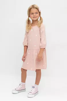 Платье для девочек CROCKID, КР 5931, цвет - розовый