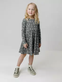 Платье для девочек CROCKID, КР 5942, цвет - зеленый