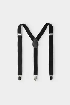 Подтяжки для мальчика для мальчиков CROCKID, АК 10091/3 ФВ, цвет - черный