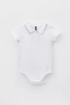 Полукомбинезон для мальчиков CROCKID, КР 6464, цвет - белый