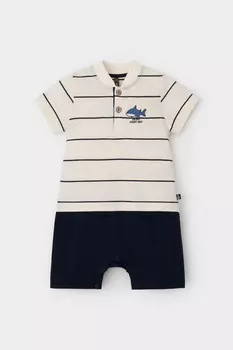 Полукомбинезон для мальчиков CROCKID, КР 6537, цвет - сахар