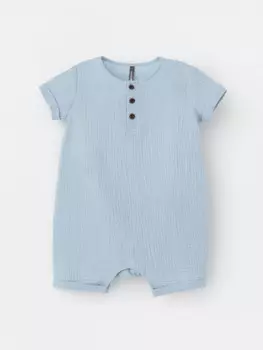 Полукомбинезон для мальчиков CROCKID, ТК 62017, цвет - голубой