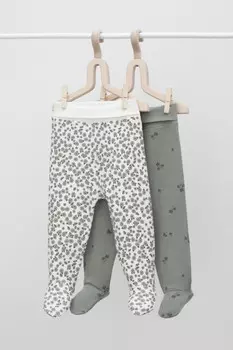 Ползунки для новорожденных CROCKID, К 400220-2уп, цвет - минт