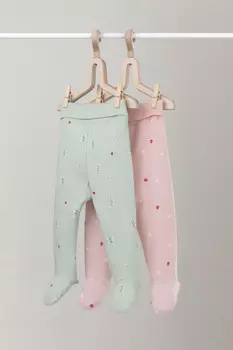 Ползунки для новорожденных CROCKID, К 400220-2уп, цвет - зеленый