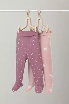 Ползунки для новорожденных CROCKID, К 400220-2уп, цвет - розовый