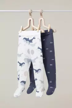 Ползунки для новорожденных CROCKID, К 400220-2уп, цвет - синий