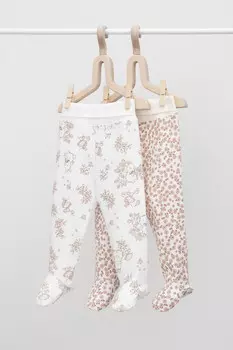 Ползунки для новорожденных CROCKID, К 400222-2уп, цвет - светло-бежевый