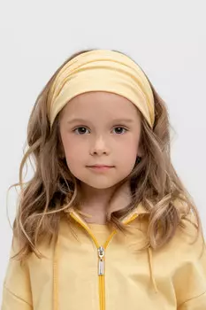 Повязка для девочек CROCKID, КР 8011, цвет - желтый