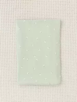 Простынка для новорожденных CROCKID, К 8512, цвет - голубой