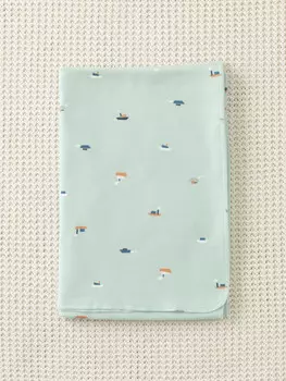 Простынка для новорожденных CROCKID, К 8512, цвет - голубой