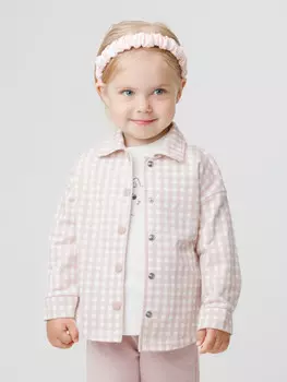 Рубашка для девочек CROCKID, КР 302567, цвет - розовый