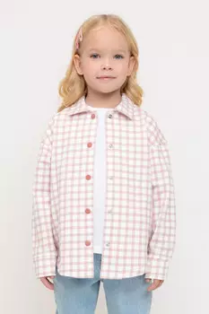 Рубашка для девочек CROCKID, КР 302567, цвет - розовый