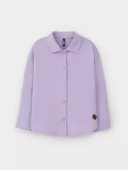 Рубашка для девочек CROCKID, КР 302677-1, цвет - фиолетовый