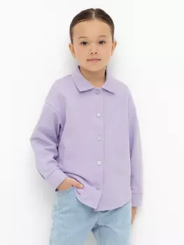 Рубашка для девочек CROCKID, КР 302677, цвет - фиолетовый