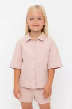 Рубашка для девочек CROCKID, КР 302718, цвет - розовый
