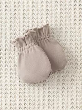 Рукавички для новорожденных CROCKID, К 8506, цвет - коричневый