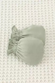 Рукавички для новорожденных CROCKID, К 8506, цвет - хаки