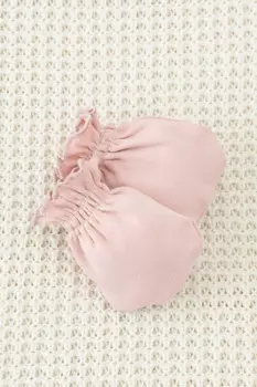 Рукавички для новорожденных CROCKID, К 8506, цвет - бежевый