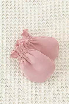 Рукавички для новорожденных CROCKID, К 8506, цвет - розовый